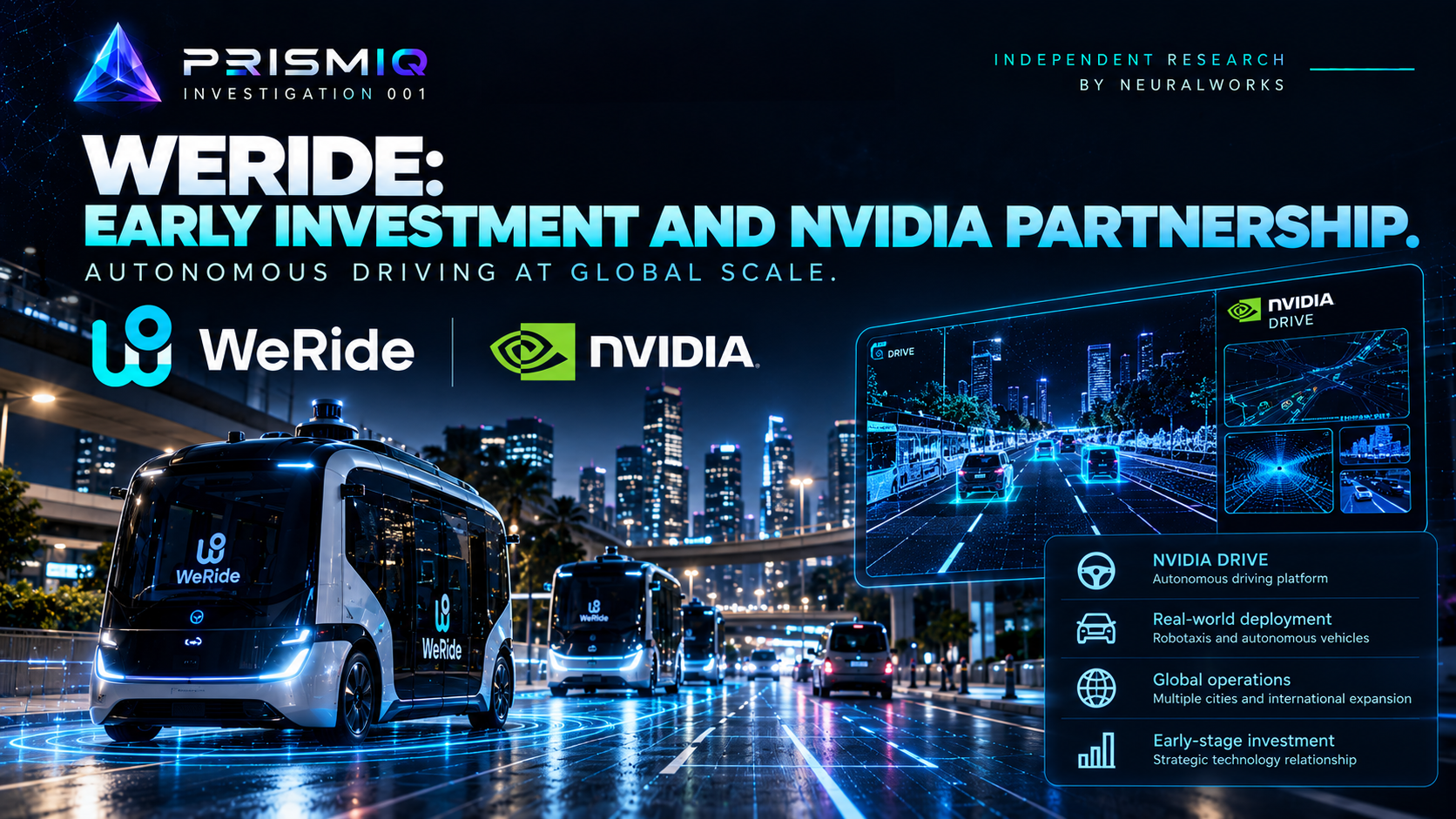 WeRide — NVIDIA early investment and autonomous-driving technology relationship
